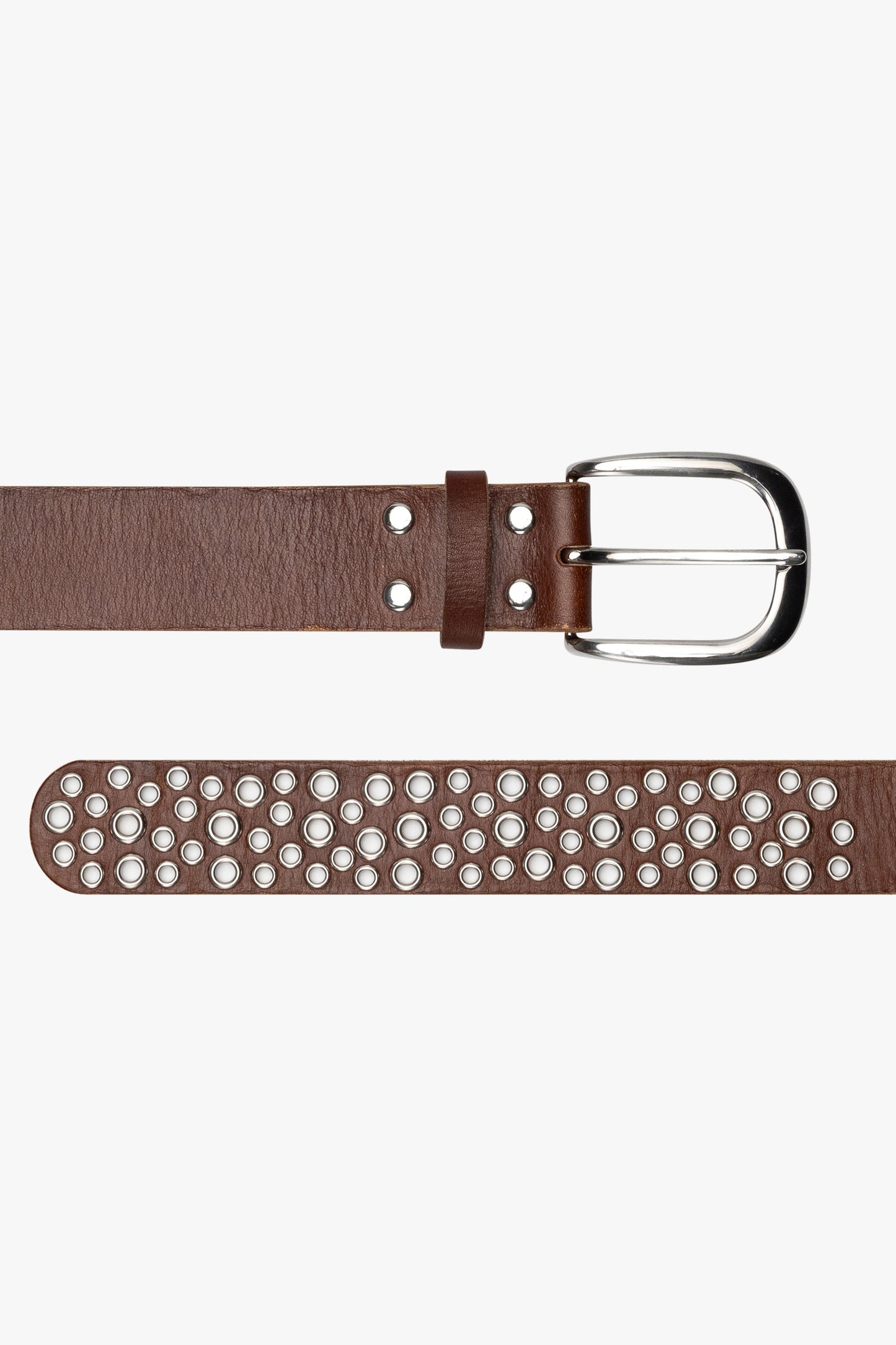 CLUSTER LOOP BELT - BROWN
