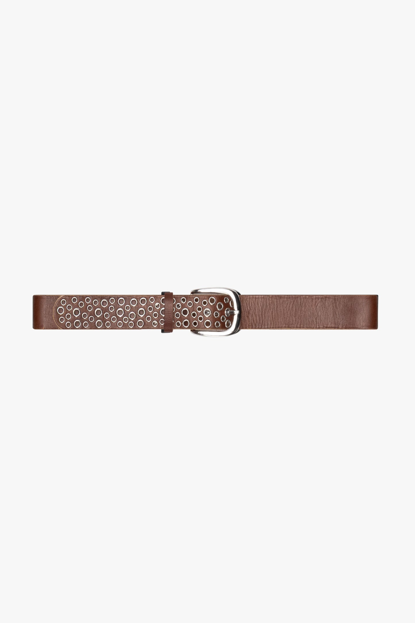 CLUSTER LOOP BELT - BROWN
