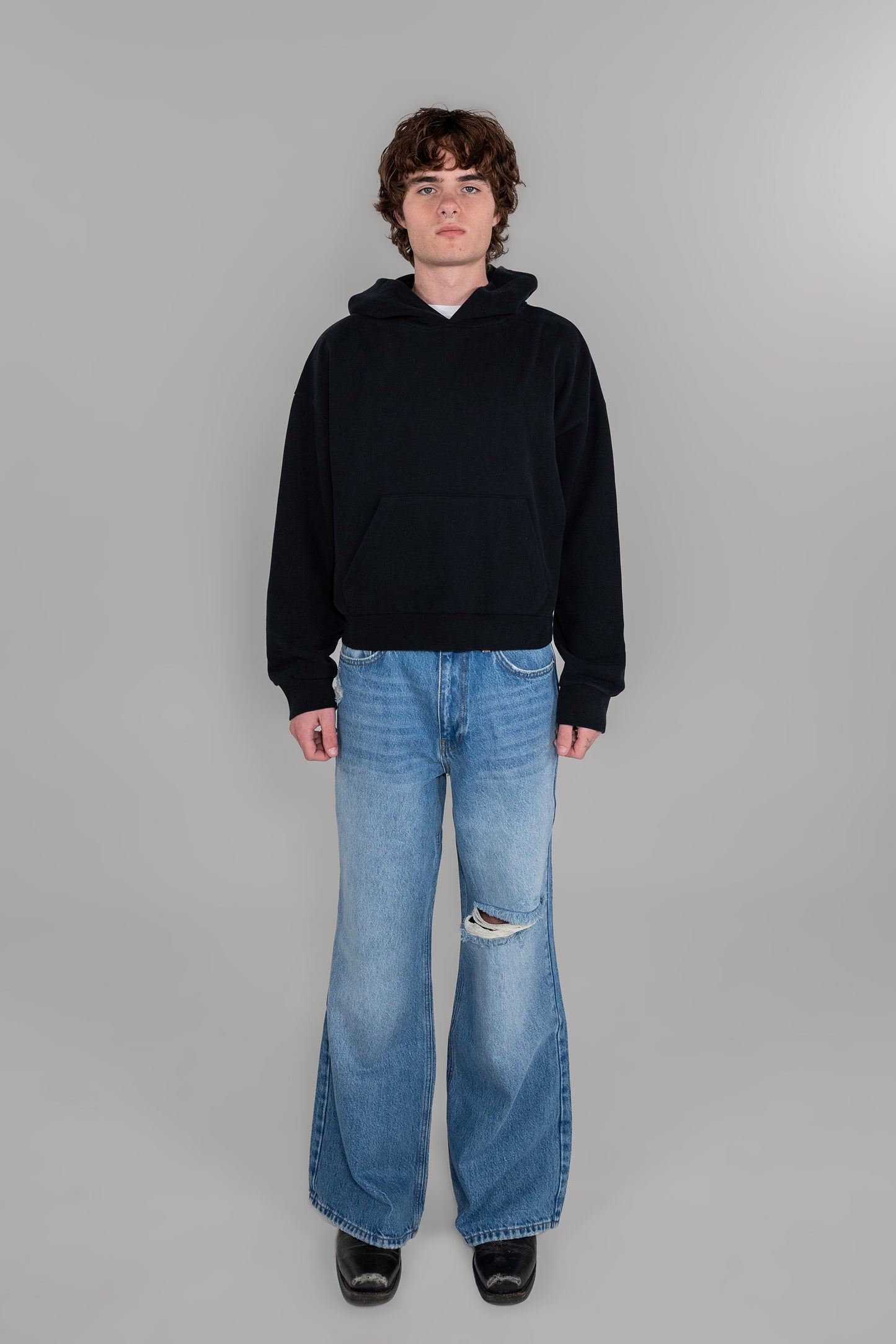 WASHED BOXY HOODIE