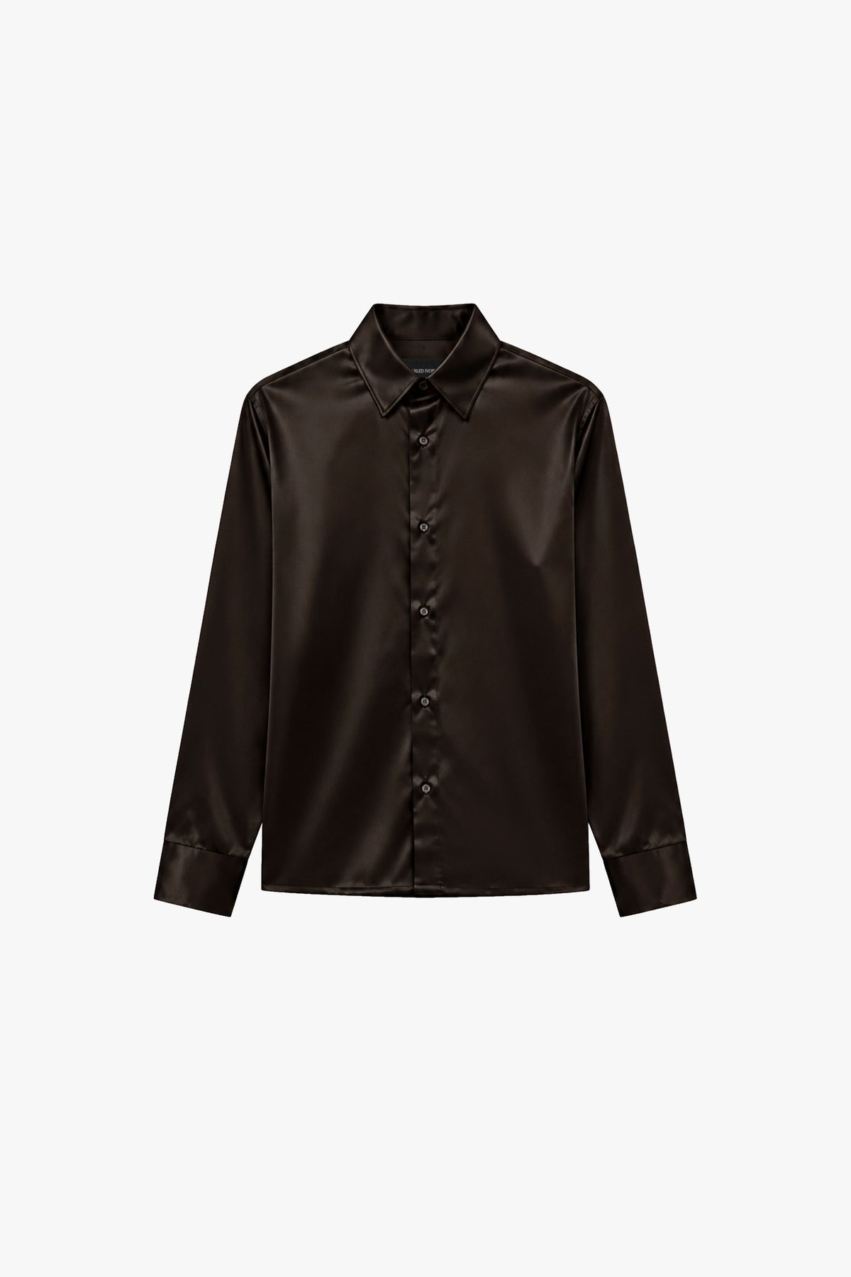 Lunet Silk Shirt - Espresso
