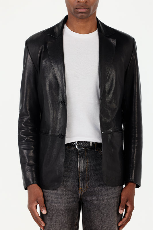 Leather Blazer