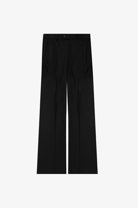 SOLAIRE TROUSERS - PINSTRIPE