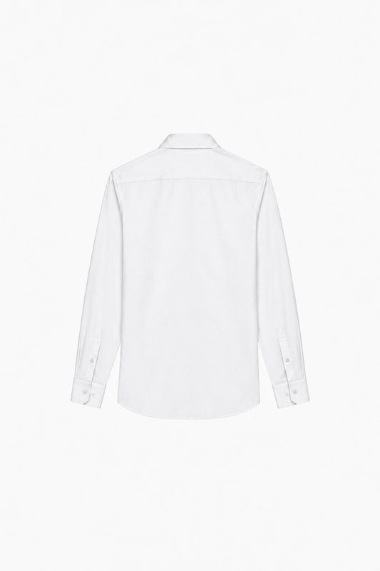 Dinner Shirt - White, back view