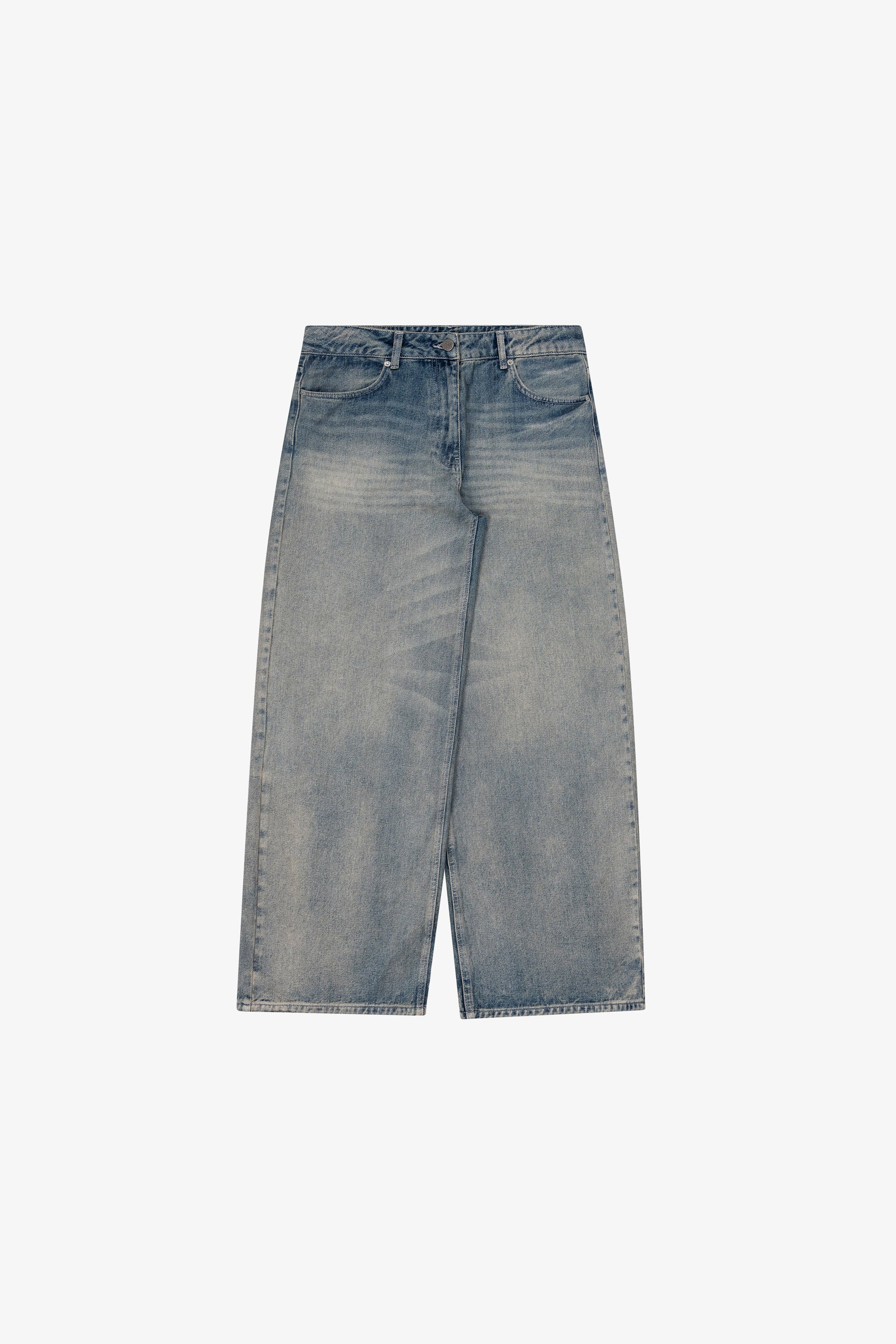 1211 'Sandwash' Denim – PEARLED IVORY