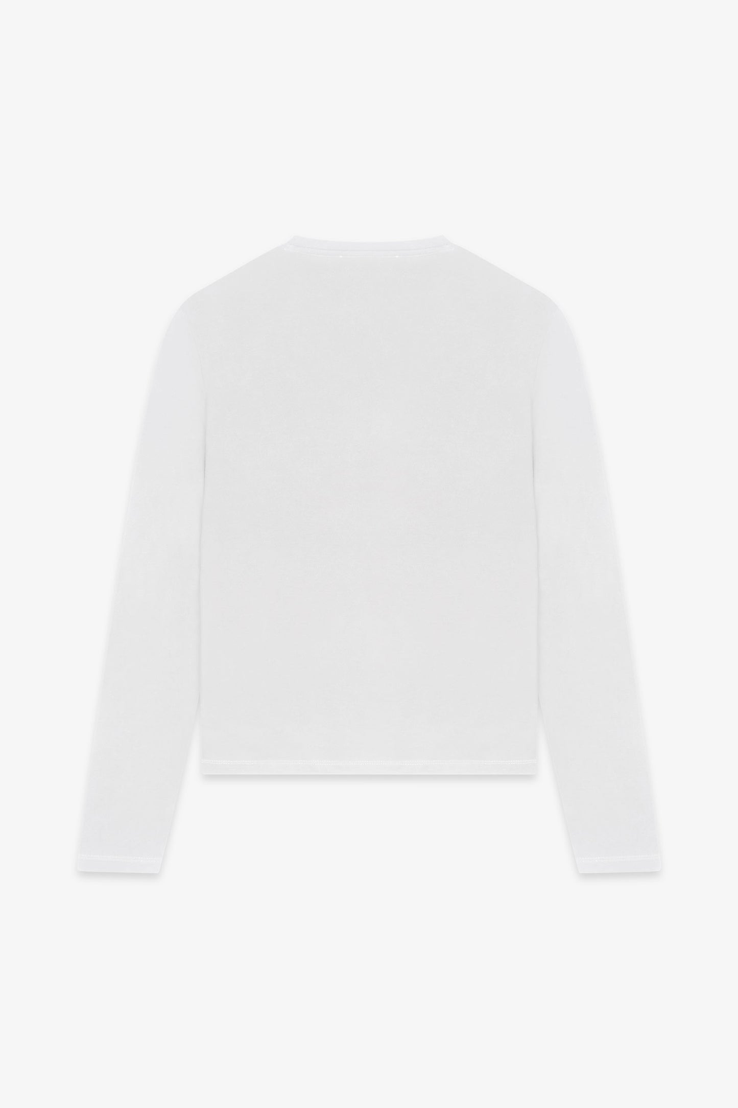FITTED LONG SLEEVE - WHITE