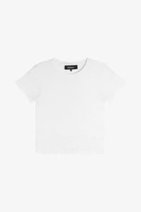 FITTED TEE - WHITE