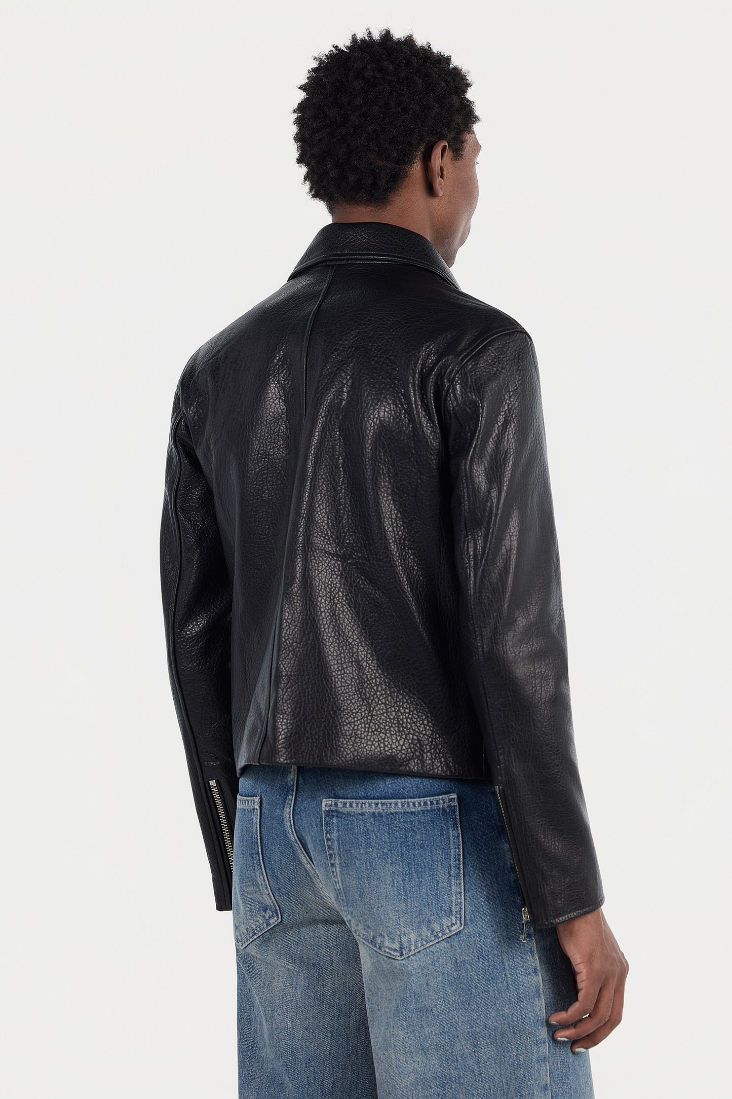 Grain Blouson Jacket - Black