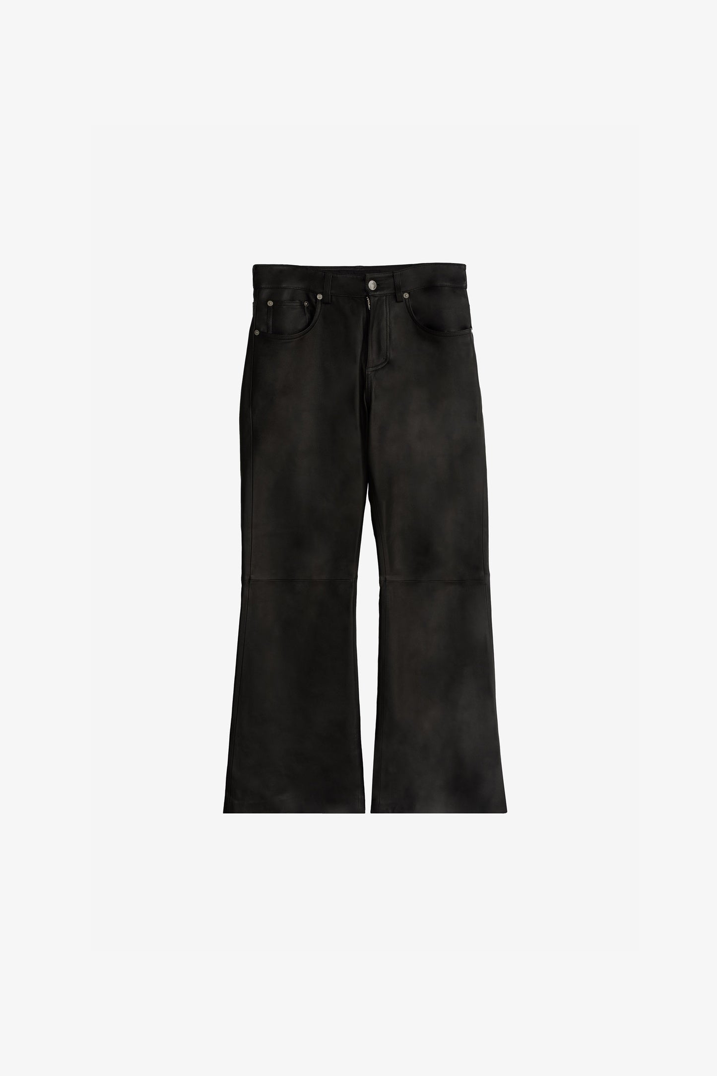 Bootcut Leather Pants