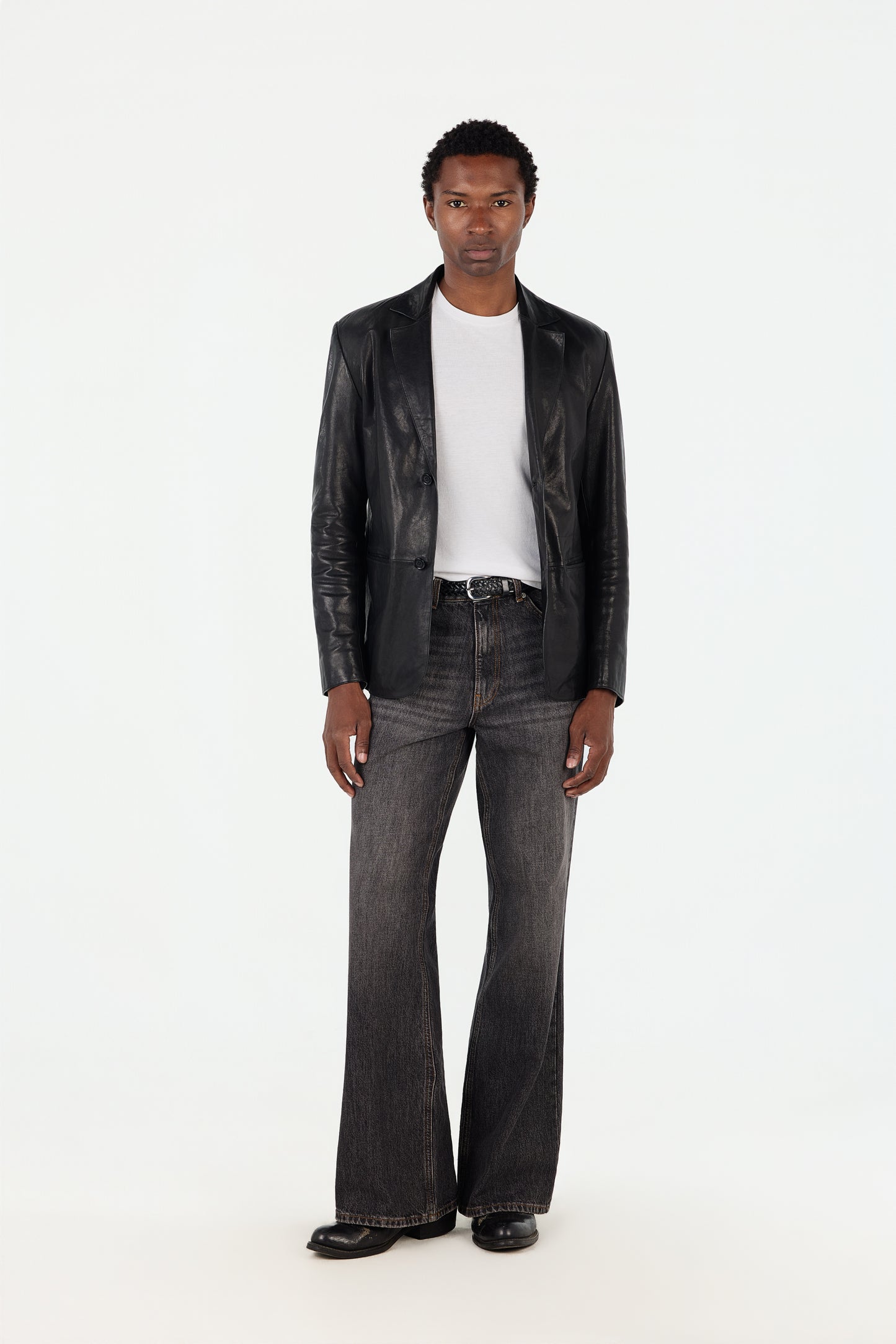 Leather Blazer