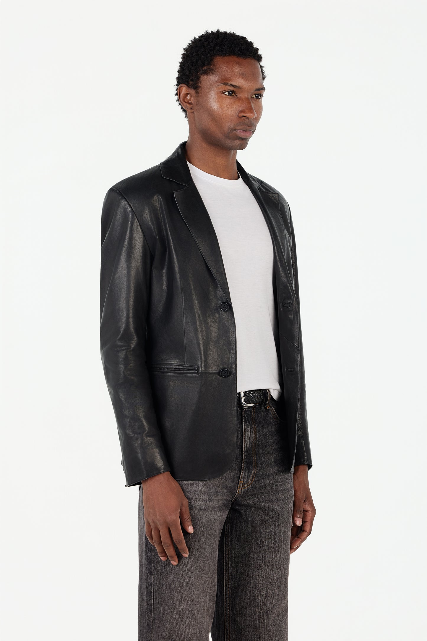 Leather Blazer