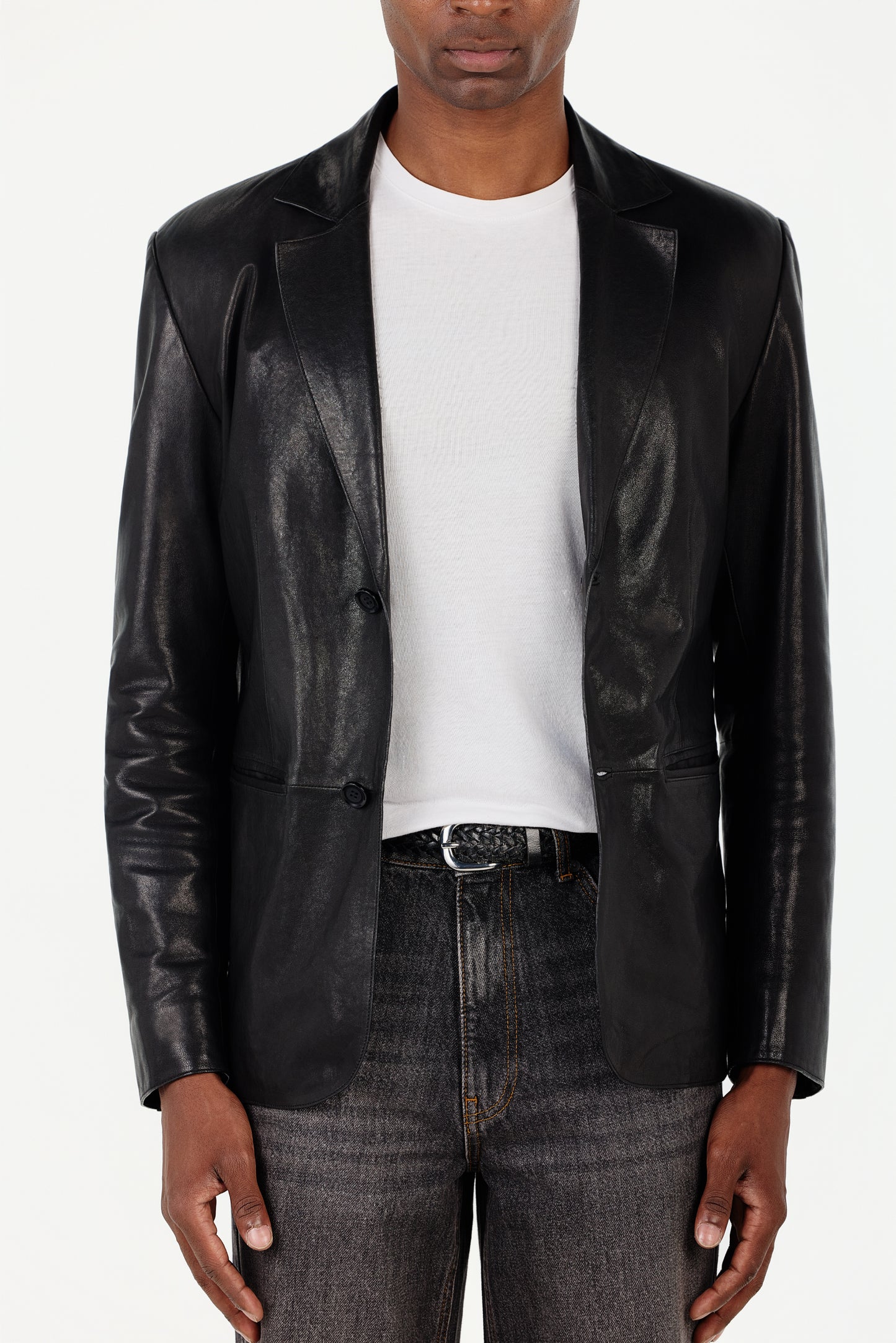 Leather Blazer