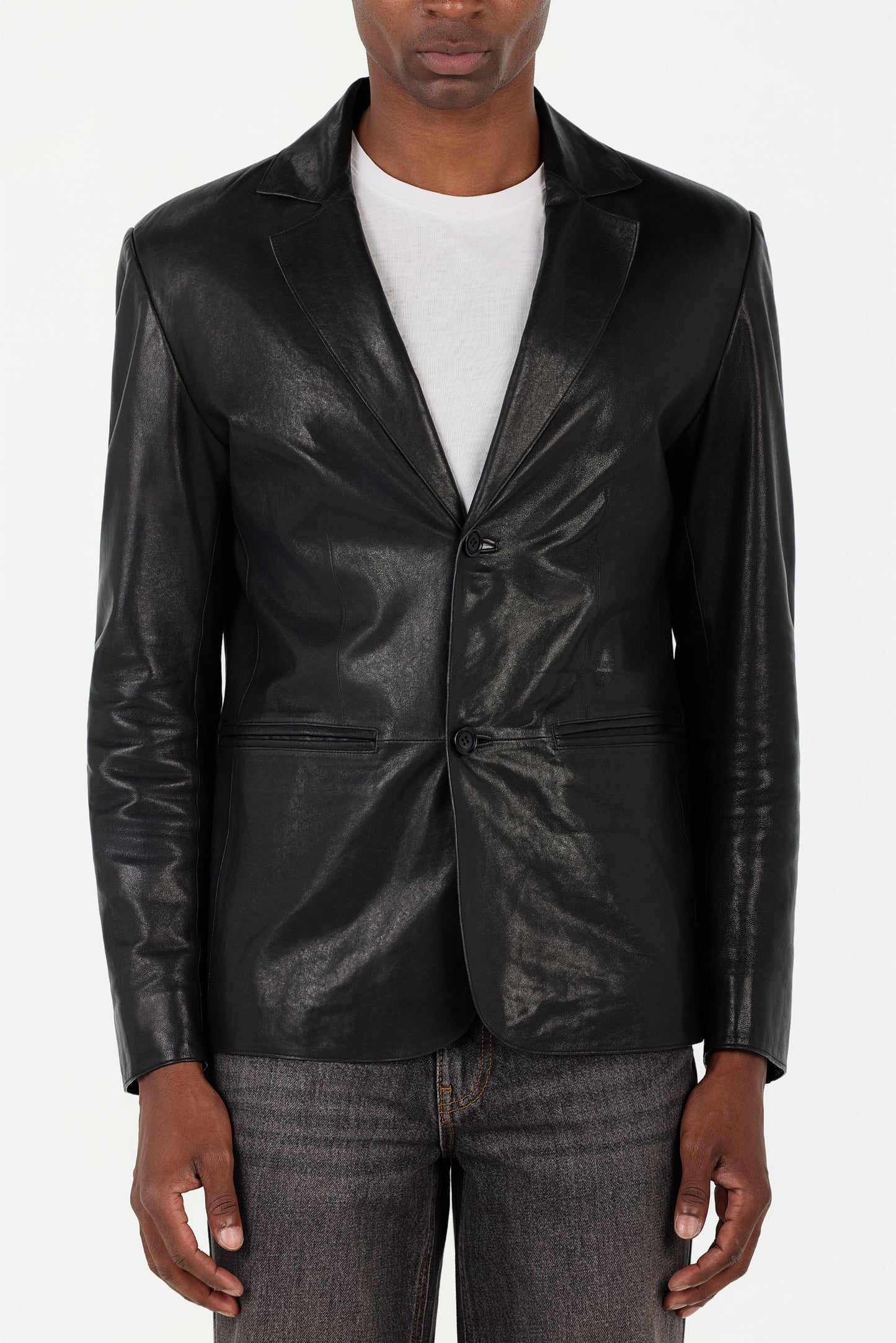 Leather Blazer