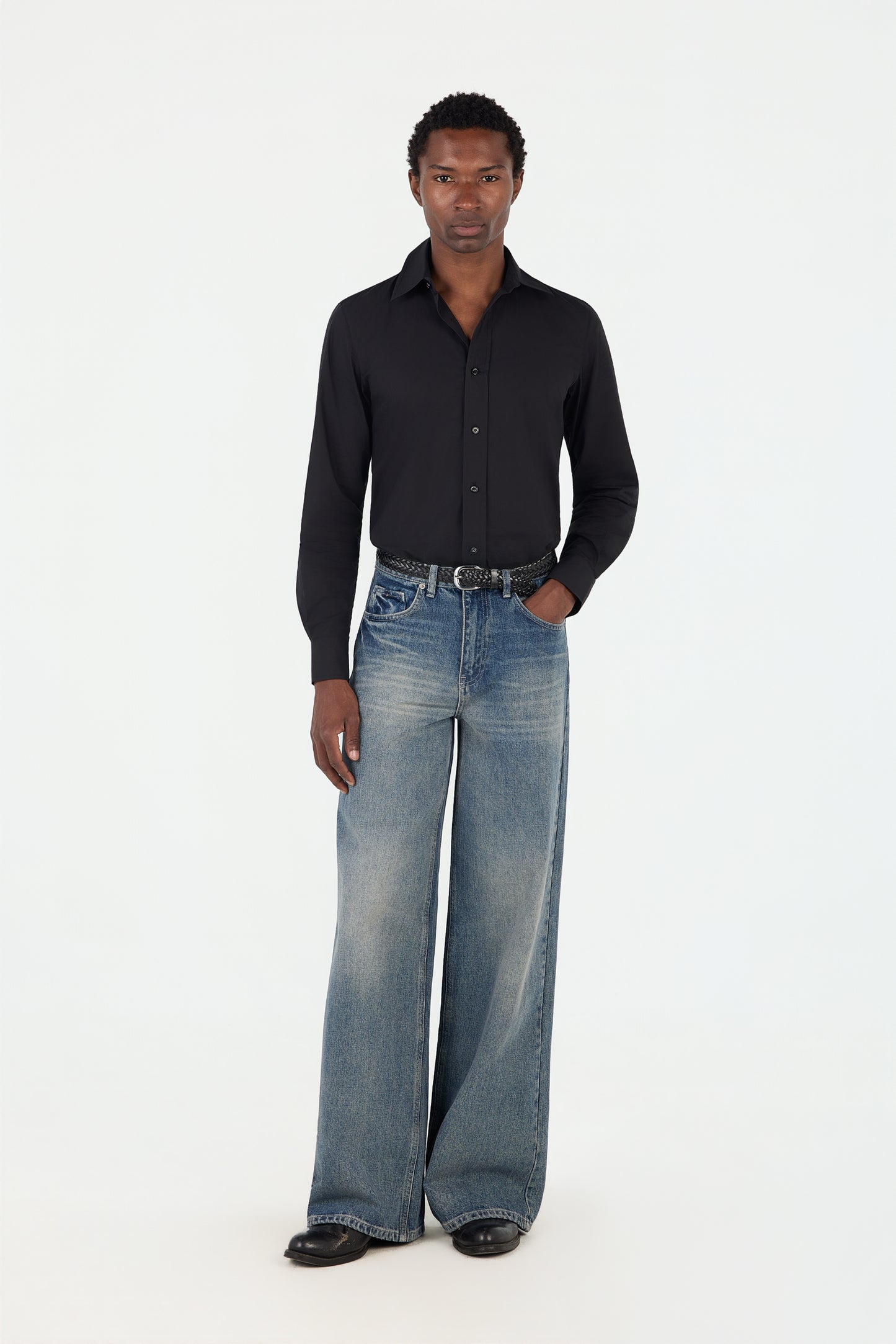 Woven Leather Belt