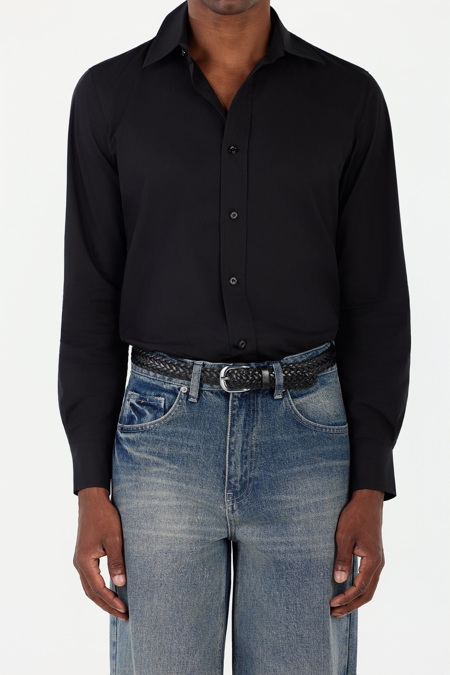 Woven Leather Belt