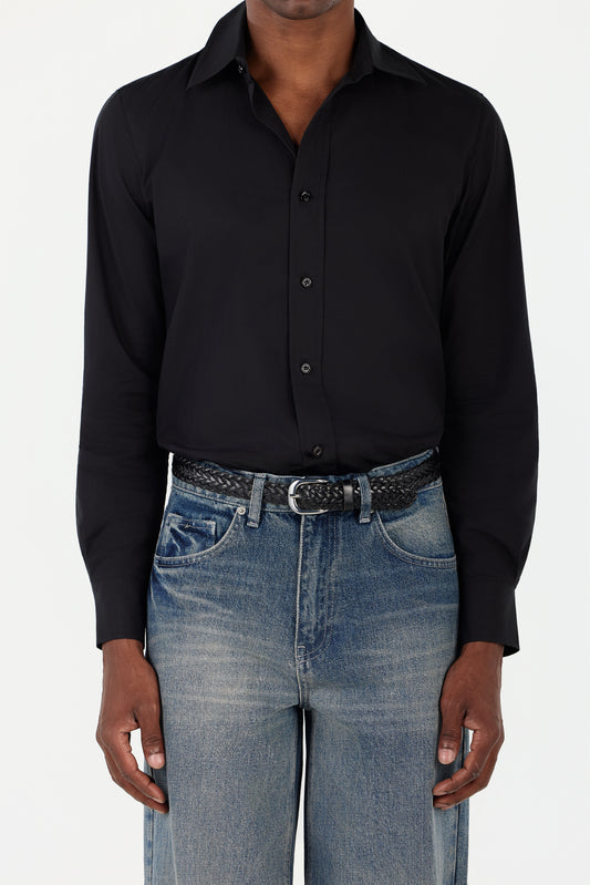 Woven Leather Belt