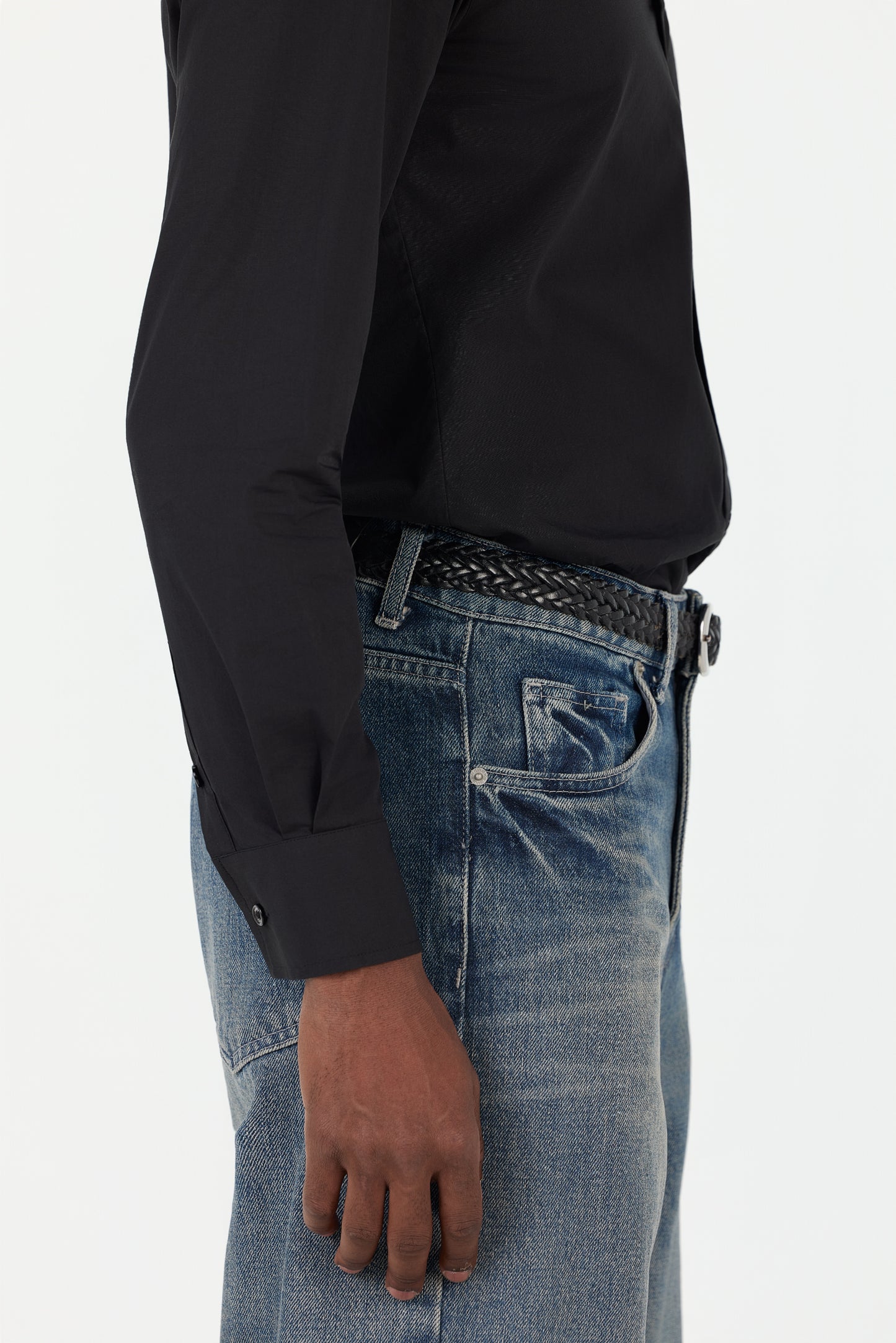 Woven Leather Belt