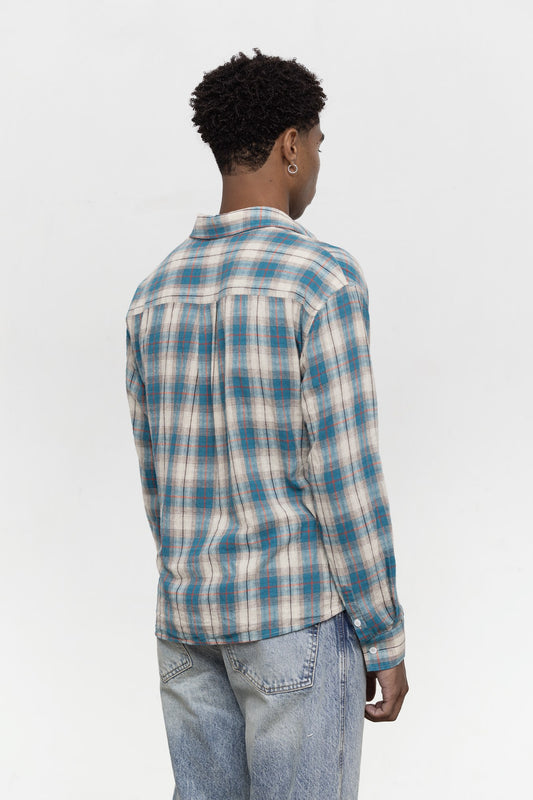 Dakota Flannel - Blue