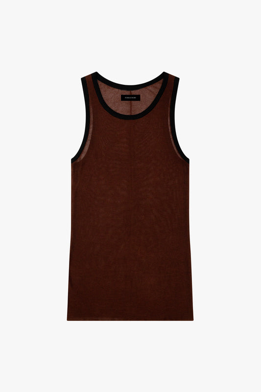TENOR TANK - BLACK/MOCHA