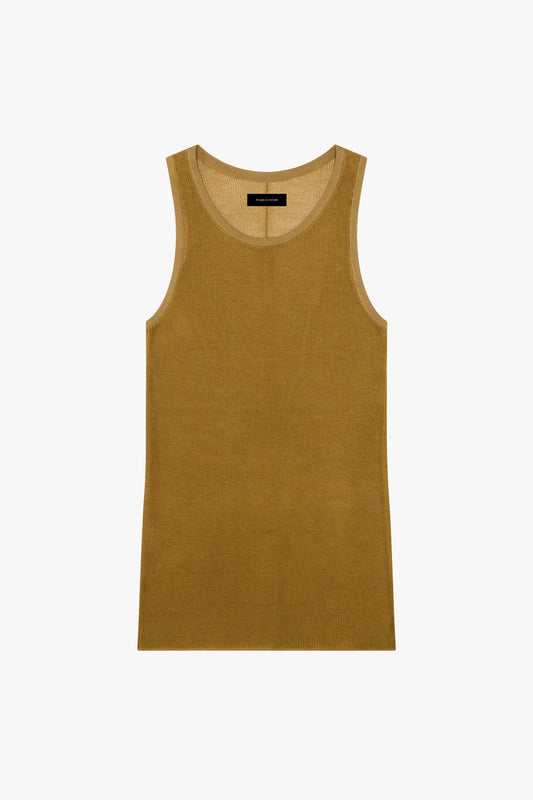 TENOR TANK - MUSTARD