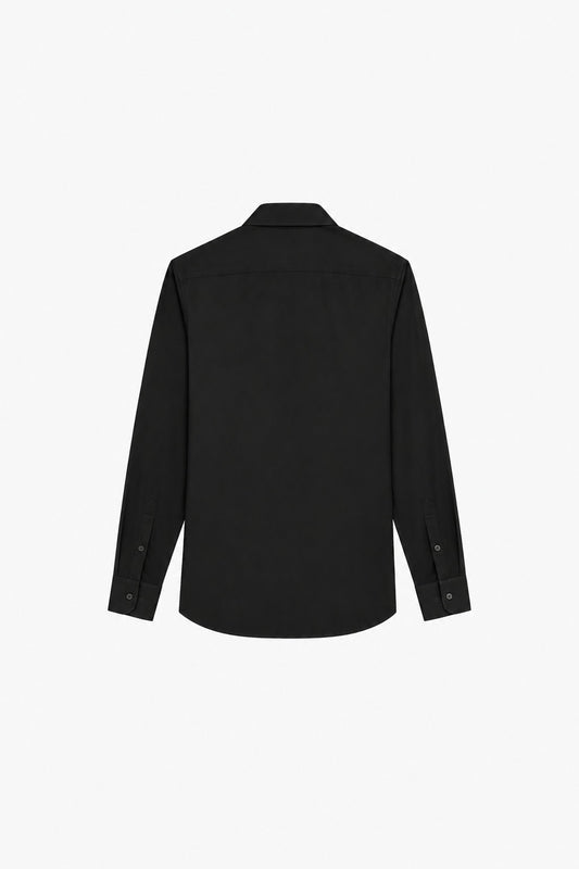 Dinner Shirt - Black, back view