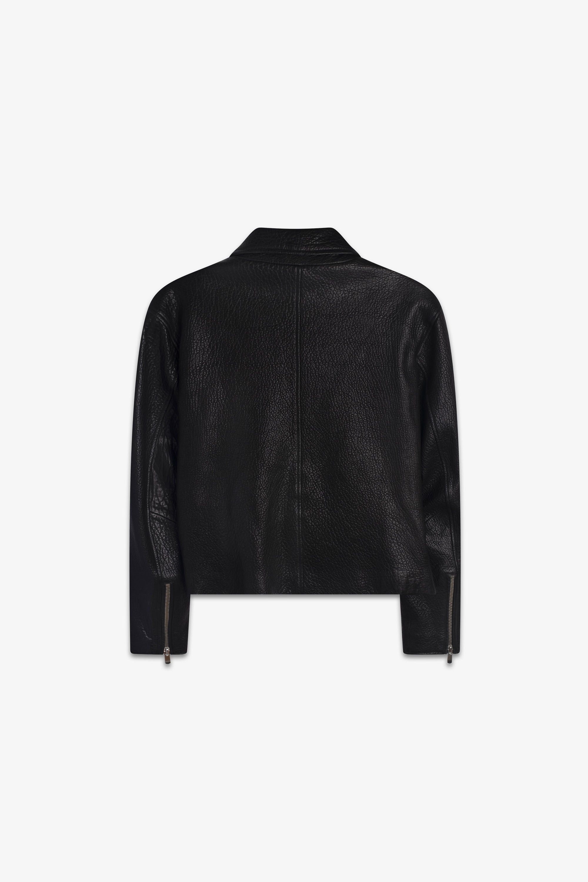 Grain Blouson Jacket - Black – PEARLED IVORY
