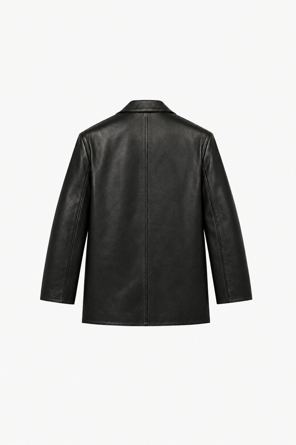 Leather Blazer, back view