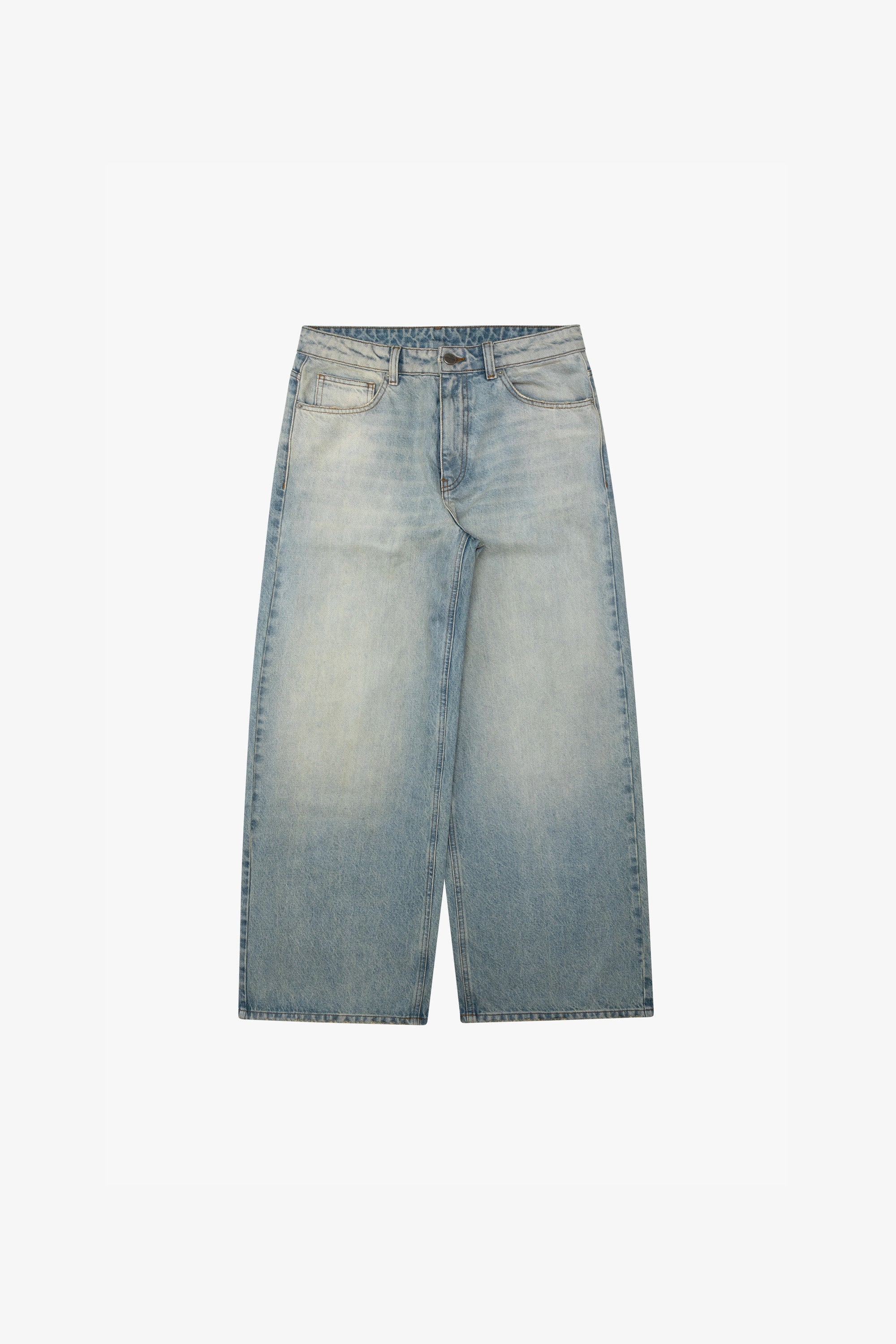 1211 'Light Wash' Denim – PEARLED IVORY