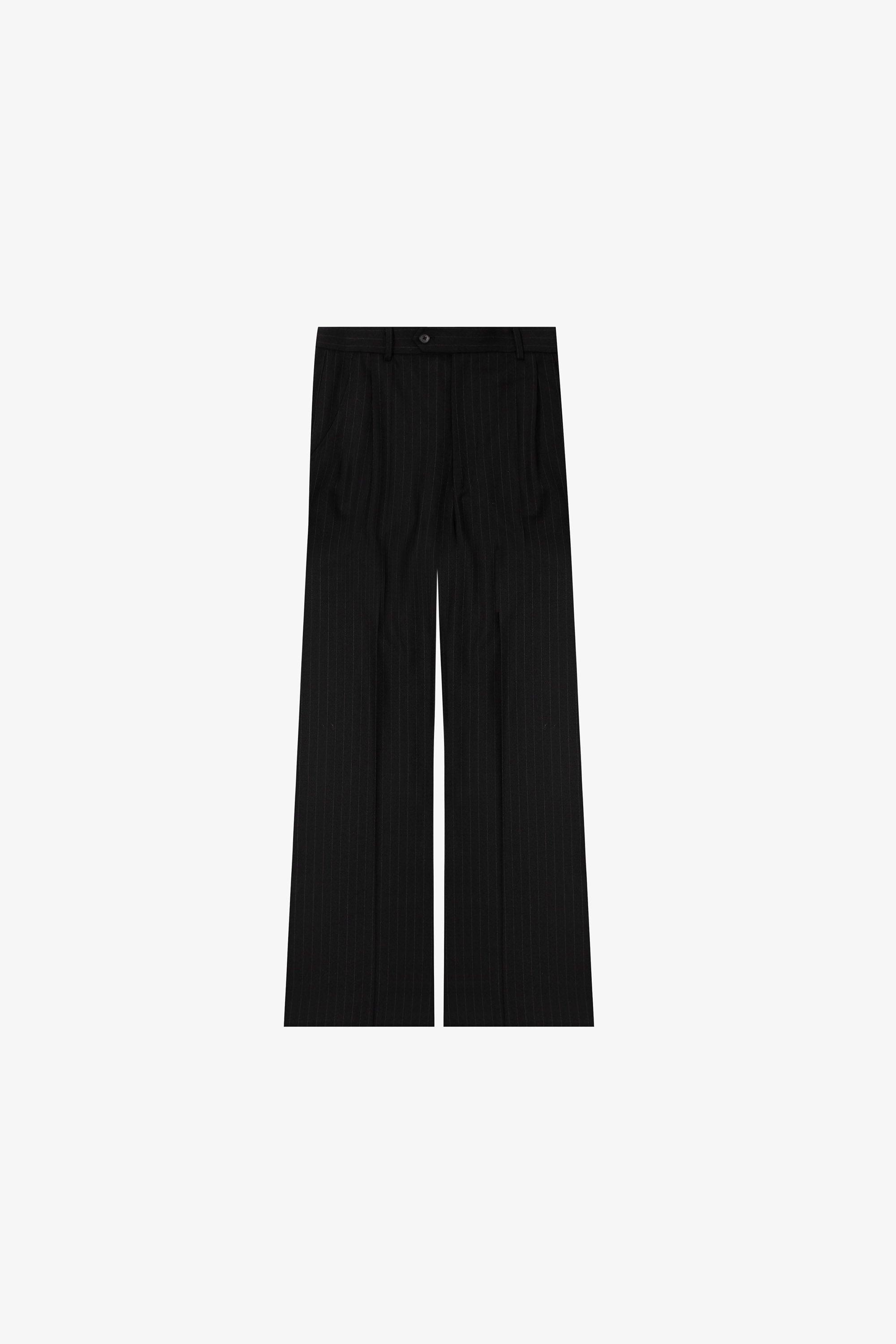 Solaire Trousers - Pinstripe – PEARLED IVORY