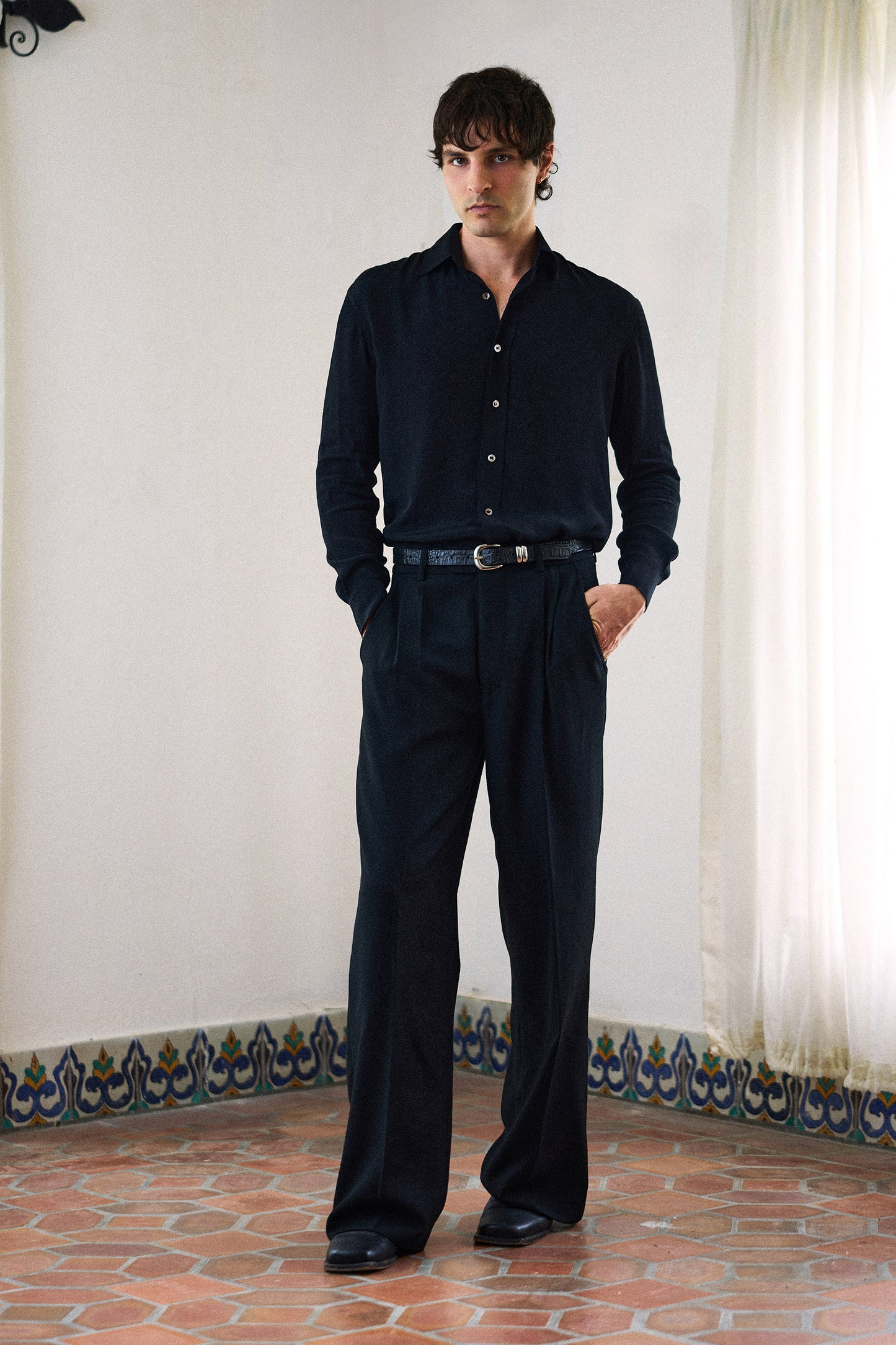 SOLAIRE TROUSERS - BLACK