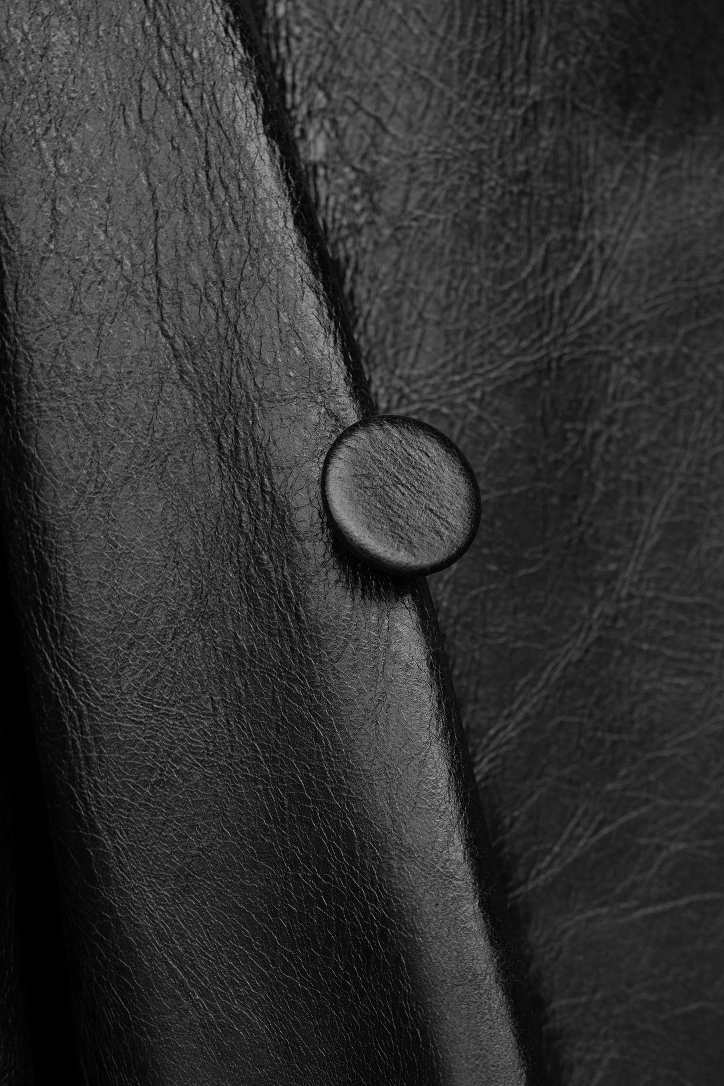 Valena Leather Trench Coat